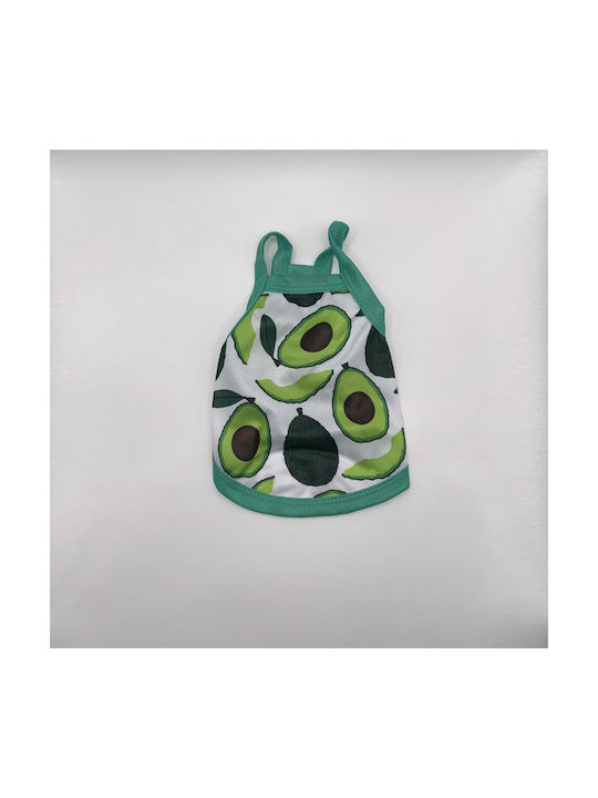 Bonnie Xs Bali Tricou pentru câini cu mânecă scurtă, model Avocado