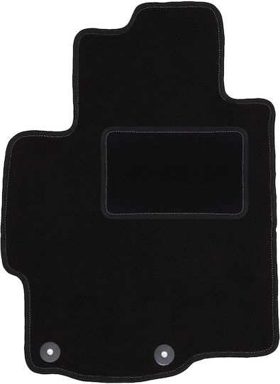 Black Driver Car Mat Mitsubishi Lancer VIII CY Sedan Sportback 2007-2016