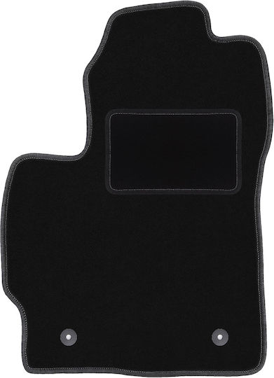 Black Driver Car Mat Toyota Auris I Hatchback 2007-2012