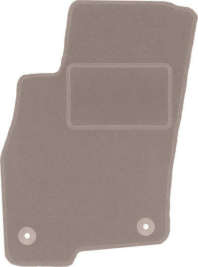 Beige Car Mat Fiat Grande Punto Hatchback 2005-2009
