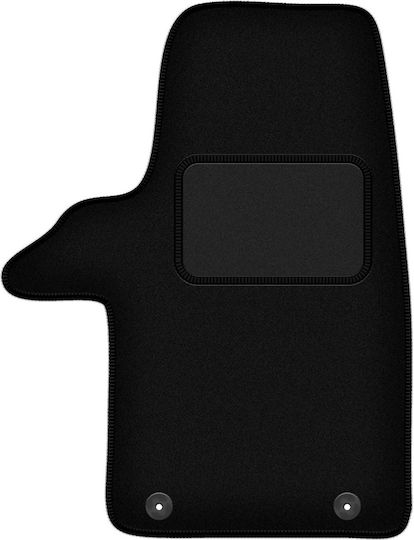 Black Driver Car Mat Volkswagen Transporter T6 Delivery Van 2015