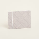 Beauty Home Wunschbuch Diagonale Linien Beige V...