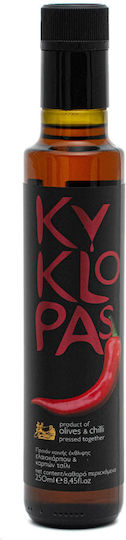 Kyklopas Exzellentes natives Olivenöl mit Aroma Chili 250ml 1Stück
