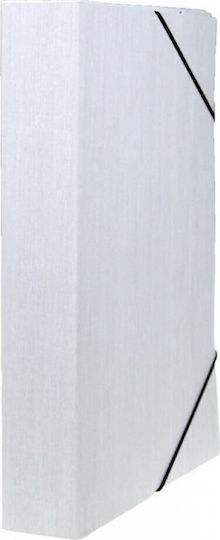 Next Hârtie Cutie de Arhivare cu Elastic 35x8x33cm. Alb 1buc