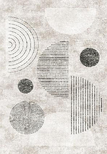 Klonaras Χαλί Ορθογώνιο Γκρι 150x230cm