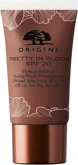 Origins Pretty In Bloom Liquid Foundation SPF20 730 Very Deep Warm 30ml