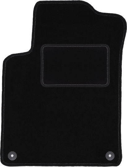 Black Driver's Mat Citroen C3 Ii Hatchback 2009-2016