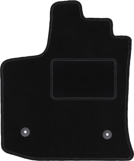 Black Driver Mat Dacia Lodgy Minivan 2012