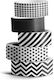 Noir Decorative Tape Black and White Set of 5 Pieces Black 1.5cm X10m