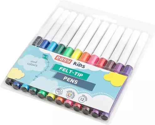 Easy Colors Zeichenmarker Dünne Set 12Stück