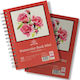 Set 2 Carnete de schițe pentru acuarelă Art-n-fly A5 300 G/m² 35 file Spiralate Hârtie Albă 21,50 x 14 cm