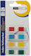 Semne de carte index 12,5x43mm 50 file 4 buc