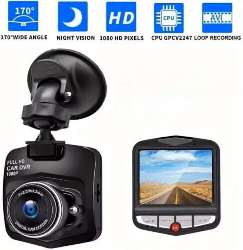 Κάμερα DVR Αυτοκινήτου 1080P με Οθόνη 2.4"