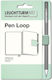 Leuchtturm 1917 Pen Loop Culori Naturale Verde Menta