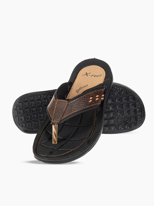 The Shoemart Herrensandalen in Braun Farbe