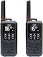 PNI R80 Pro Безжичен Трансивър PMR 0.5W с Монохромен Екран Комплект 2бр В Черен Цвят