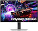 Samsung G8 G81SF OLED HDR Monitor 27 Zoll 4K 3840x2160 240Hz mit Reaktionszeit 0.03ms GTG Silber