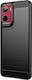 Mofi Brushed Carbon Back Cover Σιλικόνης Μαύρο (Motorola Moto E15, Motorola G05)