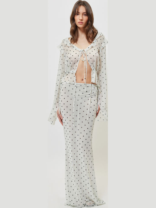 SunsetGo! Dots Maxi Fustă Cu buline polka dots