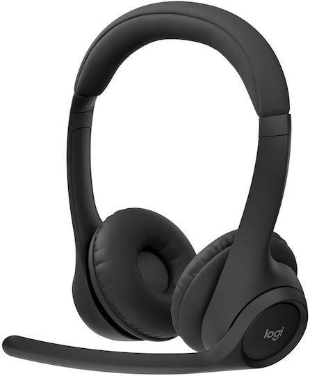Logitech Zone 305 Безжични На ушите Мултимедийни слушалки с микрофон и връзка Bluetooth / USB-C в Черен цвят