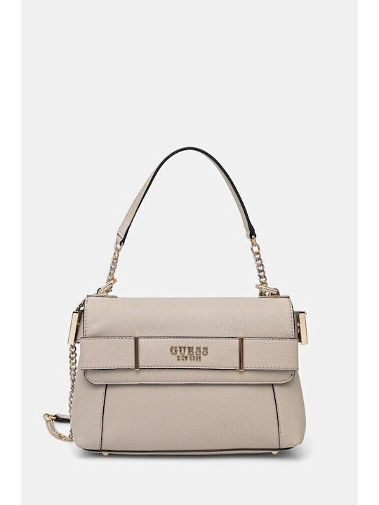 Damen Flap-Tasche Beige