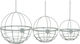 Batsarisakis Hanging Pot Stand Metal White