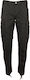 MRK Pantaloni Militari Monocrom în Culoare Negru