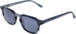 Bulget Sunglasses Blue with Acetate Frame & Blue Lens Bulget Sunglasses Blue with Acetate Frame & Blue Lens