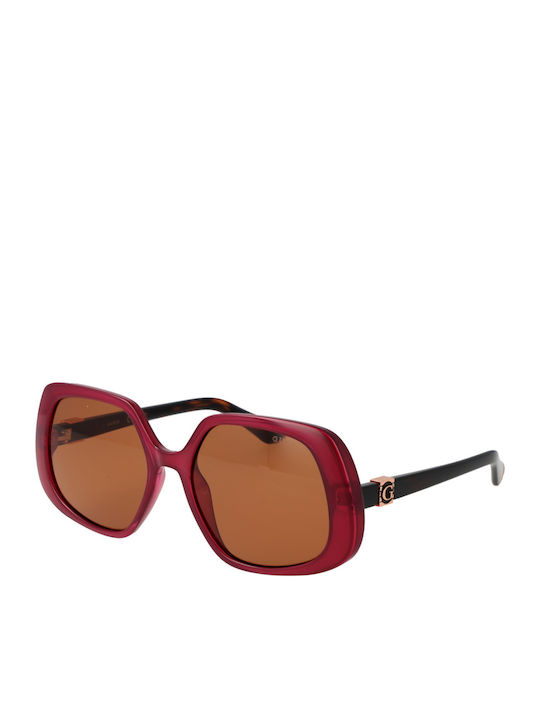 Guess Damen Sonnenbrille mit Burgundisch Gestel...