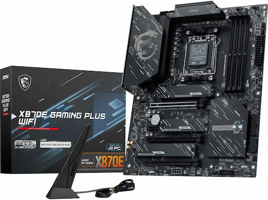 MSI MPG X870E Gaming Plus WIFI Motherboard ATX με AMD AM5 Socket 7E70-001R