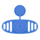 Airtag Binaural Cover Waterproof Case Tracker Silicone Collar Locator Cover for Pets Luminous Blue