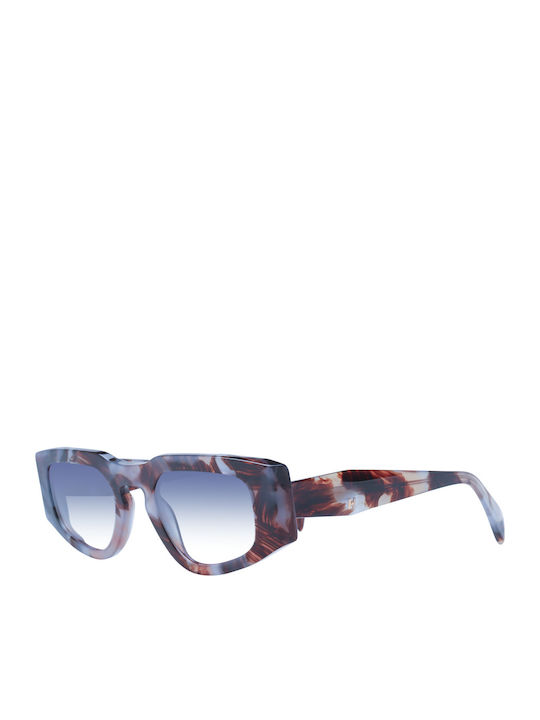 Ana Hickmann Woman Sunglasses with Multicolour Tartaruga Horn-Rimmed Frame and Multicolour Gradient Lens HI9220 G21
