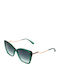 Bulget Women's Sunglasses with Green Plastic Frame and Green Gradient Lens BG9220 T01