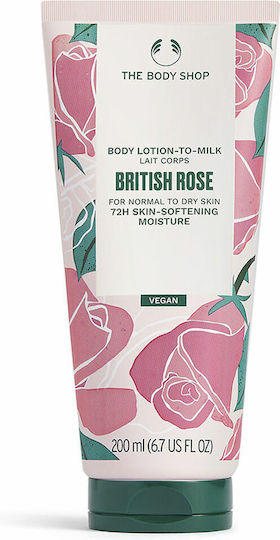The Body Shop British Rose Ενυδατική Lotion Σώματος 200ml
