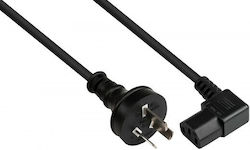 Alcasa IEC C13 - Cable 1.8m Μαύρο P8031-S018 Alcasa IEC C13 - Cable 1.8m Μαύρο P8031-S018