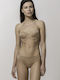 Push Up Strapless Bra Underwire Beige