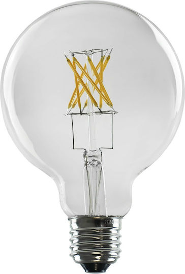 Segula Globe 95 Klare LED-Lampe E27 6,5W 650lm 2700K Dimmbar