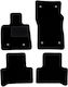 Black Velvet Car Mats Alfa Romeo Stelvio Set Front and Back 2 Pieces 2016