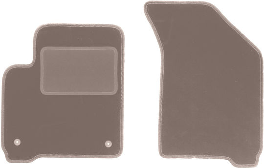 Beige Front Mats Fiat Freemont 7-seater 2011-2016
