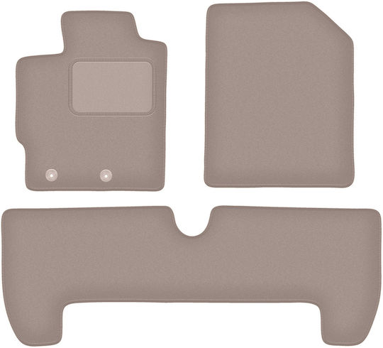 Covorașe de podea catifea bej Toyota Urban Cruiser Hatchback 2008-2014
