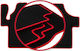 Carlux Red Car Mats Mercedes-Benz Viano W639 Van 2003-2014