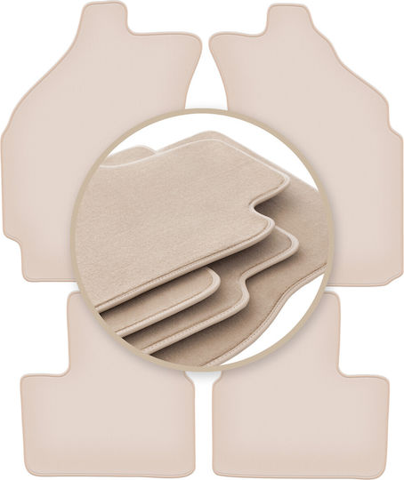 Premium Beige Floor Mats Chevrolet Matiz Hatchback 2004-2009