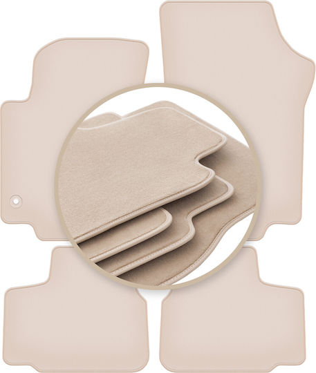 Premium Beige Floor Mats Seat Mii Hatchback 2011