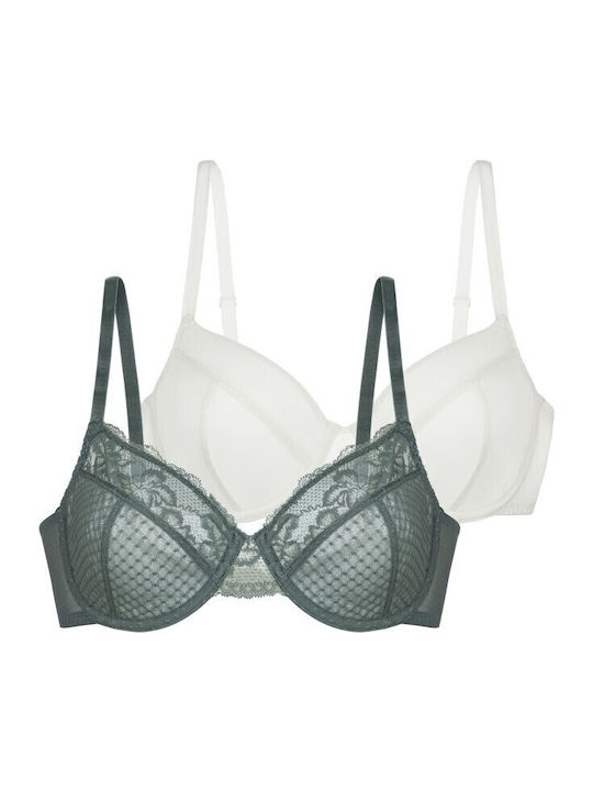 Mehrfarbig Σουτιέν mit Bügel 2Pack