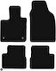 Basic Black Velvet Floor Mats Fiat E-500x 500x Electric Crossover 2019