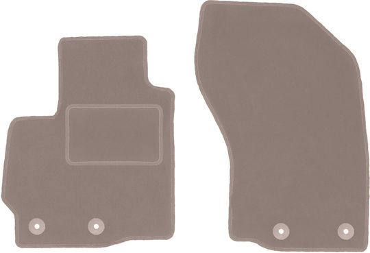 Beige Front Mats Citroen C-crosser Crossover 2007-2012