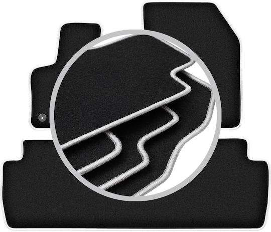 Carlux Silver Car Mats for Citroen C5 Aircross Crossover 2019