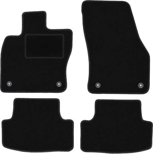 Black Velvet Floor Mats Skoda Karoq Crossover 2017