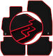 Carlux-rote Autoteppiche Citroen C-Crosser Crossover 2007-2012