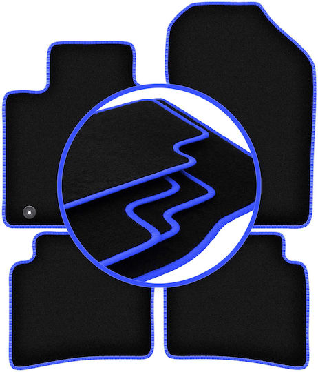 Carlux-blue Car Mats Hyundai Bayon Crossover 2021